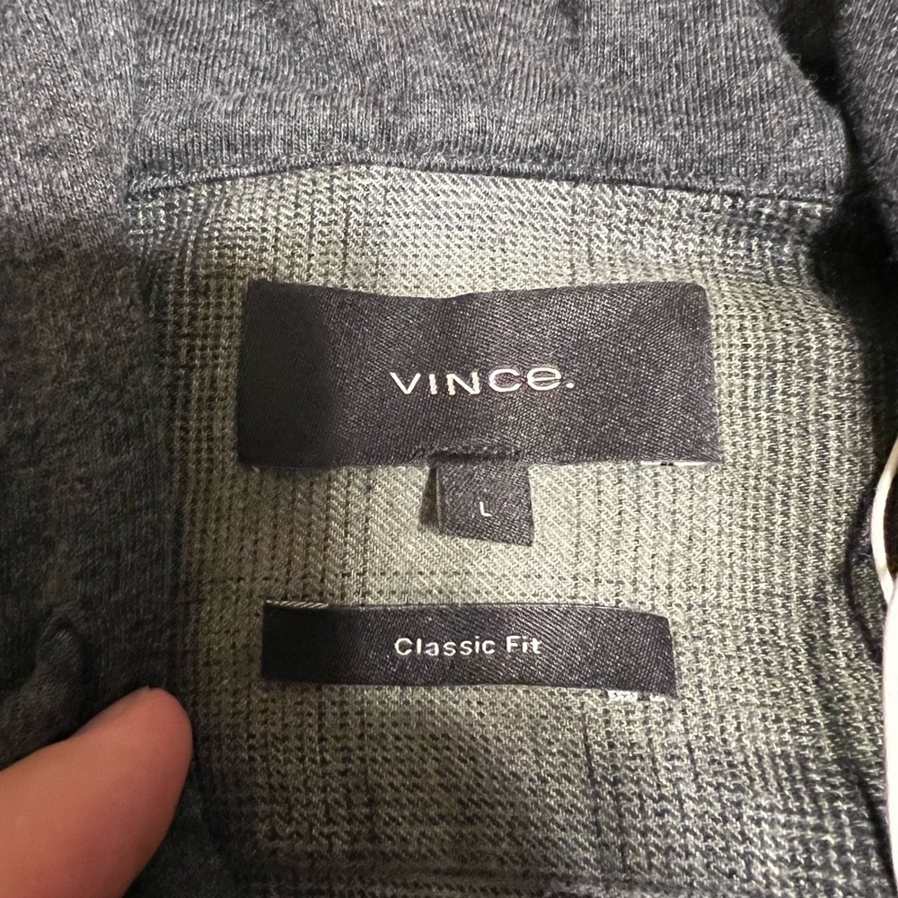 Vince Flannel Hoodie - Picture 3 of 3